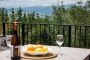 Overlooking a beautiful valley of Ronda mountains